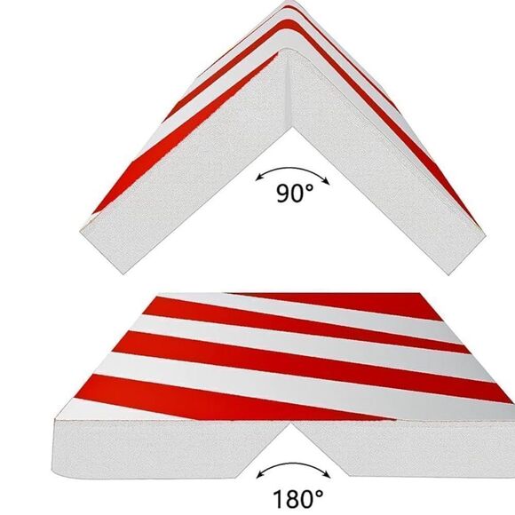 Garage SIX PACK wall protector/Corner guard in red & white - Picture 1 of 4